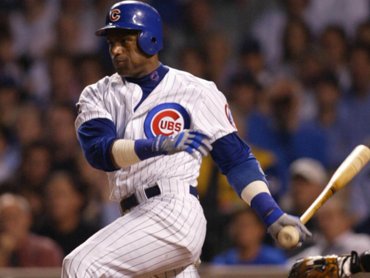 Sammy Sosa wasn't a part of the Cubs' 100th anniversary celebration at Wrigley Field. (Getty Images)